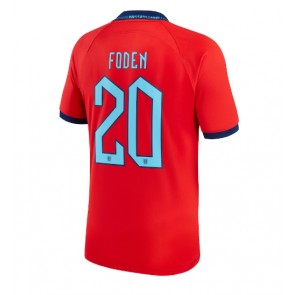 England Phil Foden #20 Bortatröja VM 2022 Kortärmad